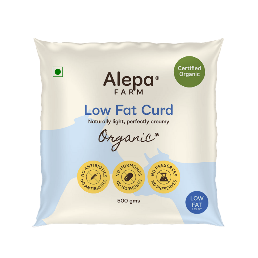 Alepa Organic Low fat Curd